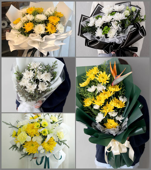 贵州铜仁市松桃县永安乡木盆村白事花束代送
